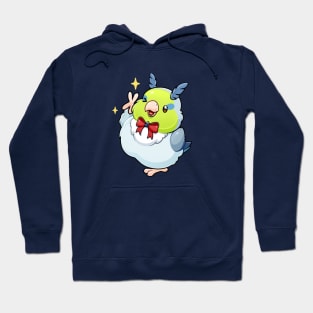 Cute Pacific Parrotlet And His Magic Feet Hoodie